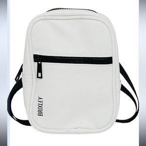 White faux leather Brixley Bag